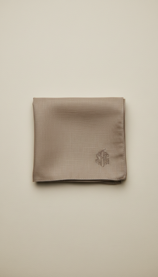 Hand-Rolled Silk Repp Tie